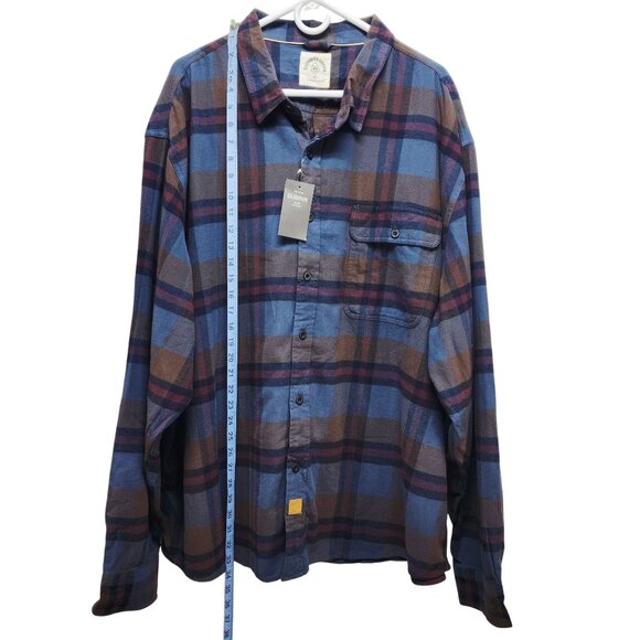 Mens Dubinik Customized Version Plaid Flannel Shirt Size 4XL - Picture 4 of 9